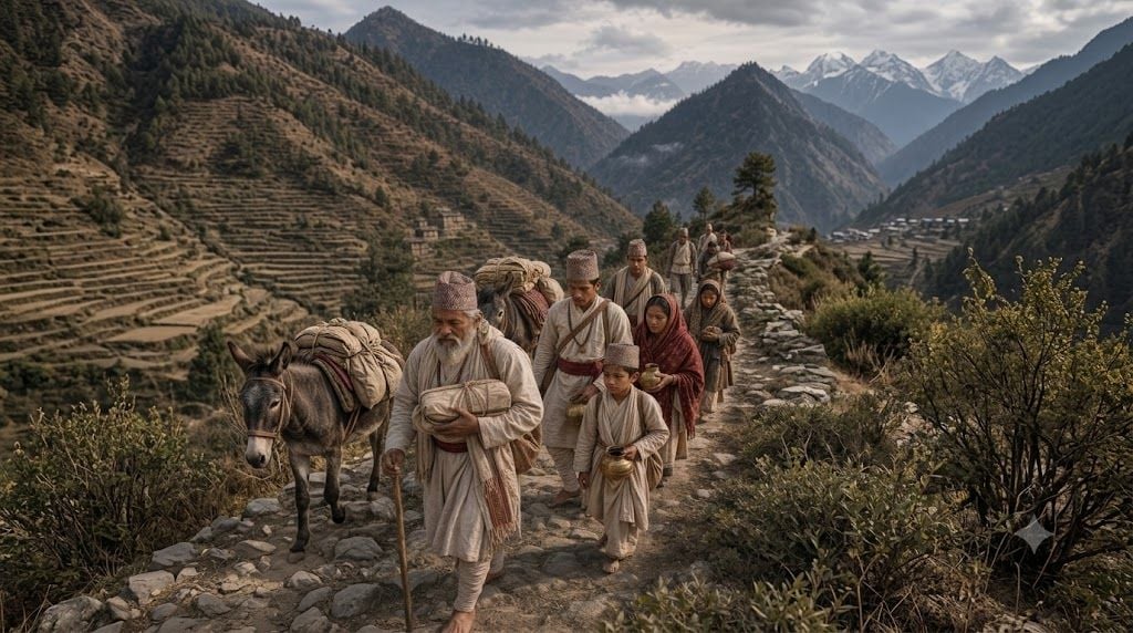 घिमिरे थरको सबैभन्दा चर्चित उत्पत्ति परम्परा गुल्मीको घमिरसँग जोडिएको छ। घमिरमा बस्नेहरू घमिरे भनिए र उच्चारण तथा लेखाइ फेरिँदै घिमिरे भयो। यो भूगोलको स्मृति हो—एक समय पुर्खाको पहिचान एउटा ठाउँसँग गहिरो गरी जोडिएको थियो।