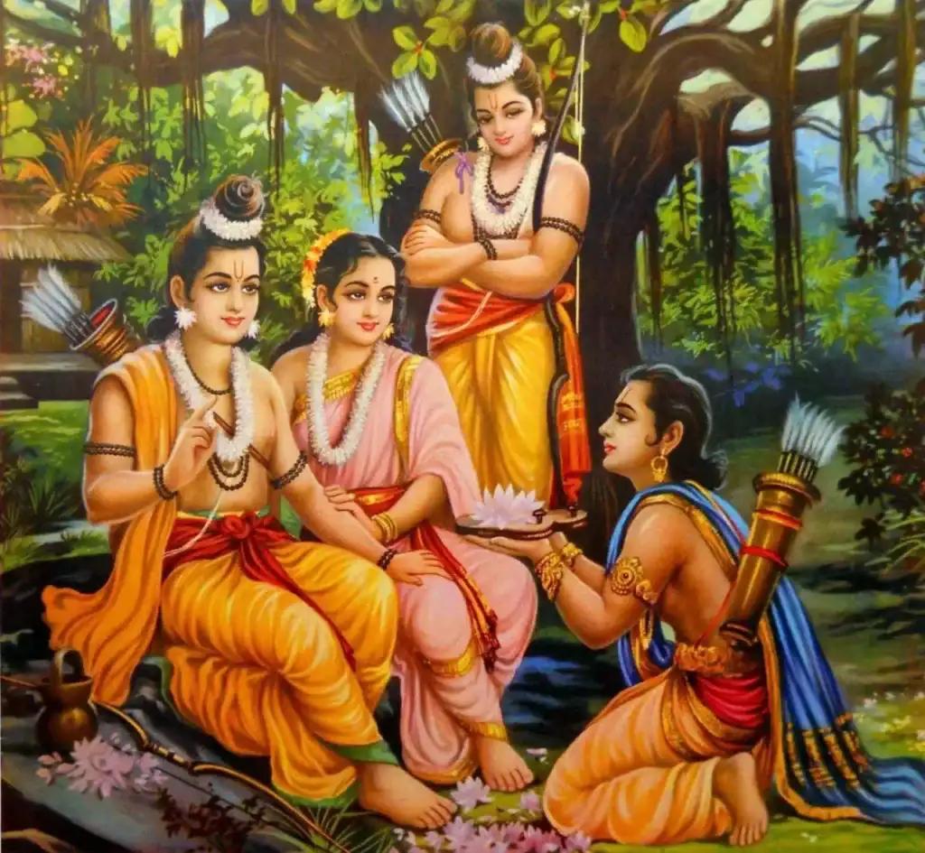 Bharata refuses the throne in Ayodhya rejecting crown gained through Kaikeyi demand Ramayana leadership stewardship