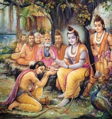 Bharata refuses the throne in Ayodhya rejecting crown gained through Kaikeyi demand Ramayana leadership stewardship